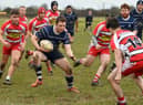 Try scorer Mason Coulam. Pic by Wayne Lagden.