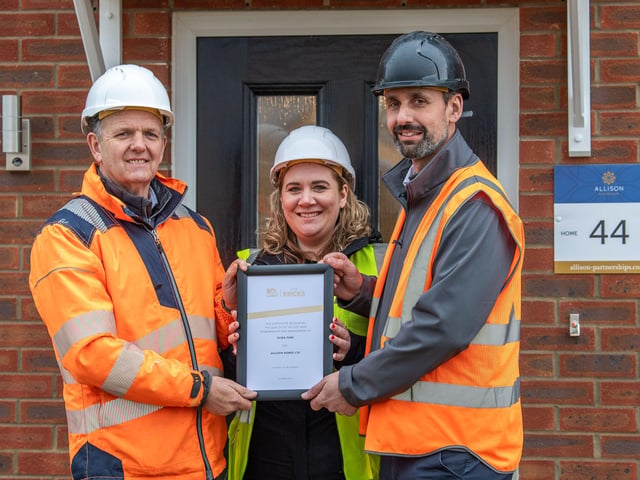 3. Steve Pettigrew - LABC Warranty, Leanne Hunt - Accent Homes Development Manager and Andrew Smith - Allison Homes Project Manager