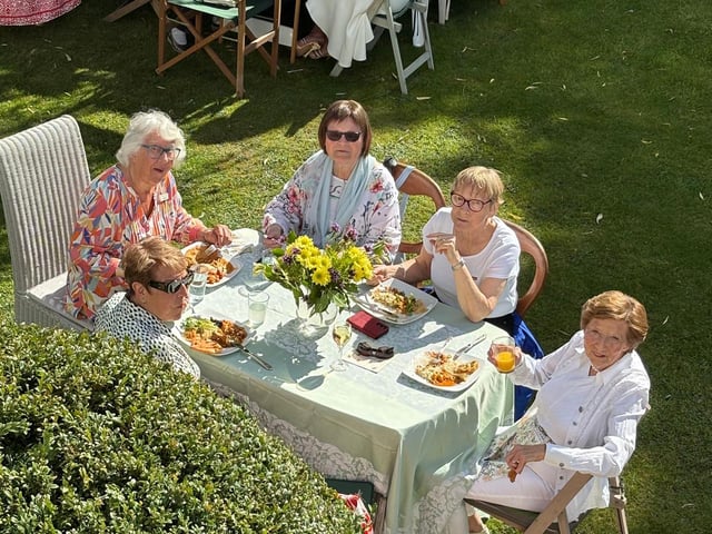 Fabulous food at the garden party
