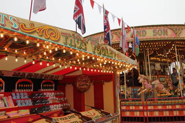 The vintage fairground.