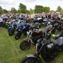 Some of the motorbikes that were on show at Central Park for Boston Bike Night 2023.