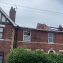 Aftermath of fire caused by a vape which exploded at a home on Grey Street, Gainsborough