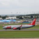 Planes at Birmingham Airport, today (Tuesday, August 29).  Airports have warned disruption will continue into today despite the air traffic control glitch being fixed. Photo: SWNS