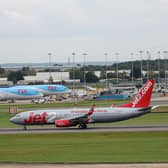 Planes at Birmingham Airport, today (Tuesday, August 29).  Airports have warned disruption will continue into today despite the air traffic control glitch being fixed. Photo: SWNS