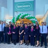The Specsavers team at the new Gainsborough store