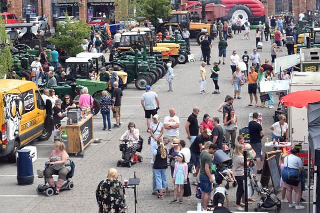 It was a busy weekend at Marshall's Yard
