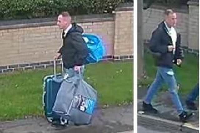 The image of a man police want to trace in connection with a burglary in Donington.