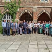 Past and present mixed at the launch event for the Friends of De Aston (FoDa) last week. Image: De Aston