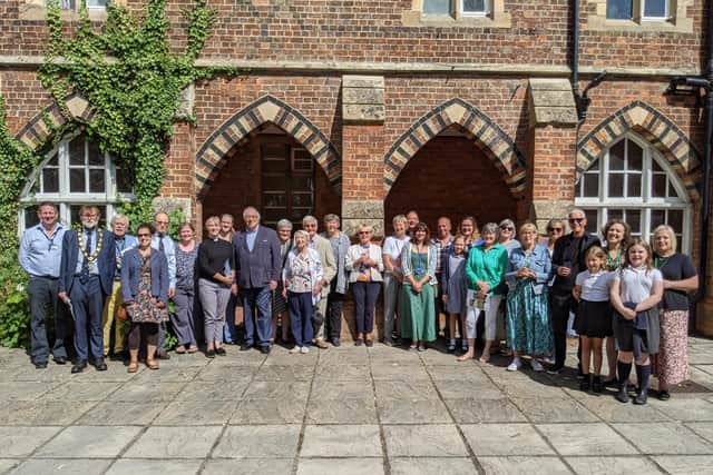 Past and present mixed at the launch event for the Friends of De Aston (FoDa) last week. Image: De Aston