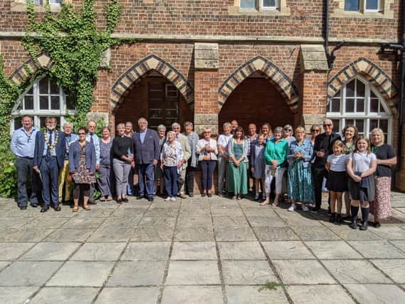 Past and present mixed at the launch event for the Friends of De Aston (FoDa) last week. Image: De Aston