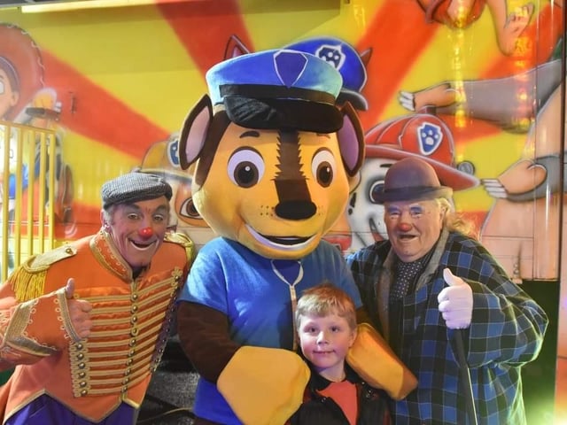 Mr Fipps and friends were there to entertain the crowds.