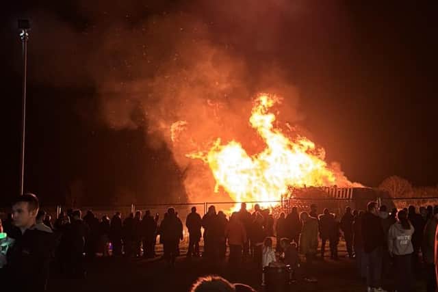 A previous Sleaford Rugby Club bonfire night.