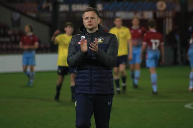 Tom Shaw has left his head coach role at Gainsborough Trinity.