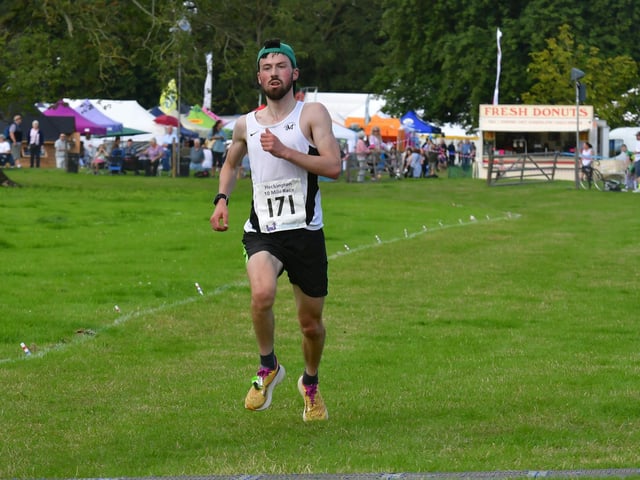 Winner of the 10 mile road race, Matt Williams