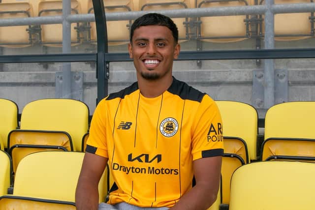 Sai Sachdev - first goal for Boston in Hornchurch defeat.