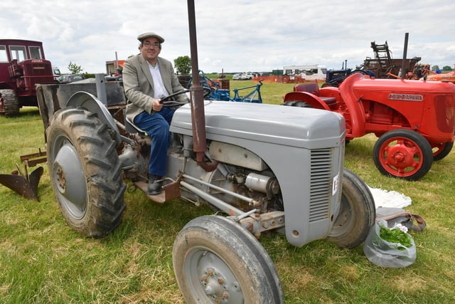 Martin Jeffrey, of Louth, with his 1951 Ferguson.