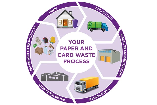 The purple-lidded bin waste process. Image: SKDC