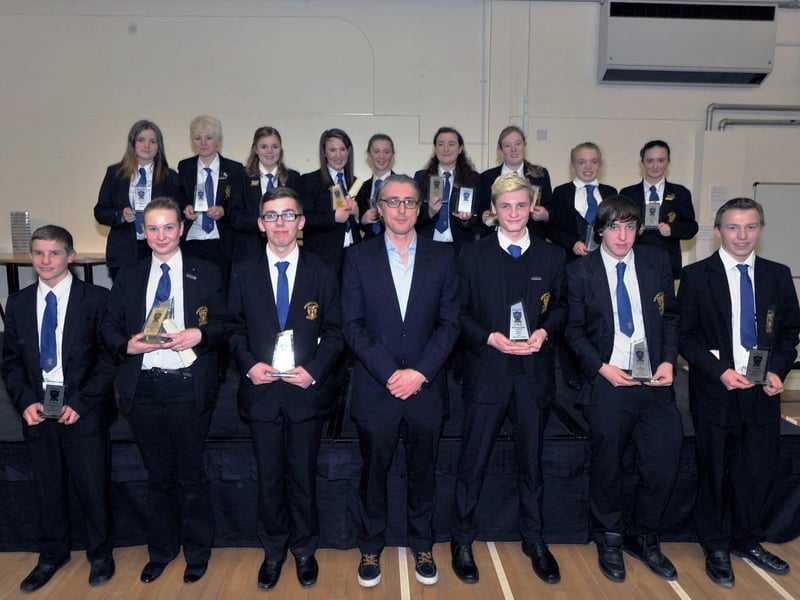 TV and film director Sam Donovan at a presentation evening at his former college, Birkbeck College, in North Somercotes, 10 years ago. Sam, who had gone on to direct such shows as Skins and The Secret Diary of a Call Girl, gave a speech to pupils before presenting awards at the annual event.