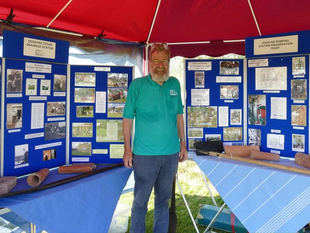 A display from the Dogdyke Pumping Station Preservation Trust.