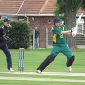 Jack Timby in action for Lincolnshire CCC.