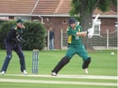 Jack Timby in action for Lincolnshire CCC.