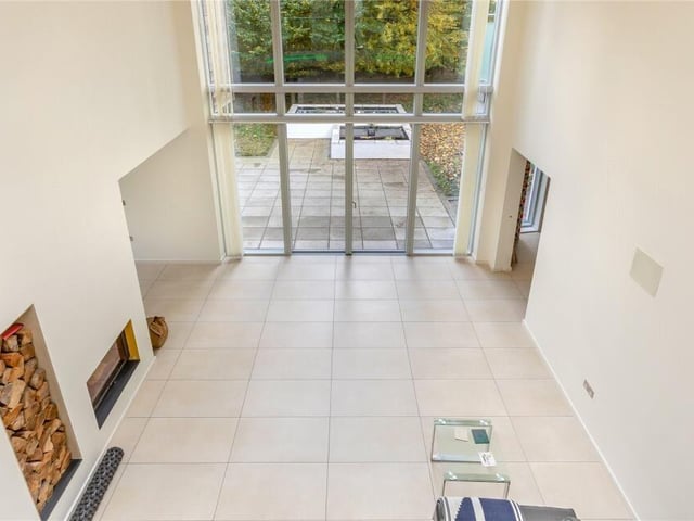 The view from the landing.