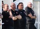 Chris Rawlinson (centre) felt a point on the road was satisfactory on Saturday.