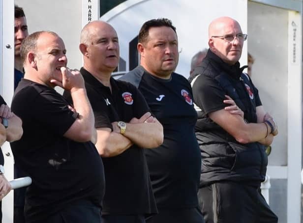 Chris Rawlinson (centre) felt a point on the road was satisfactory on Saturday.