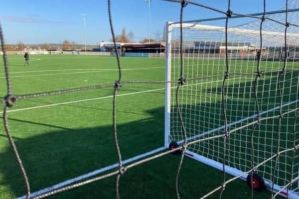 Melton Town FC's 3G pitch was left unplayable.