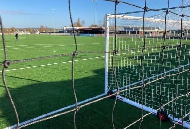 Melton Town FC's 3G pitch was left unplayable.