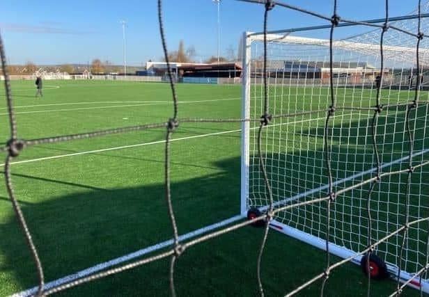 Melton Town FC's 3G pitch was left unplayable.