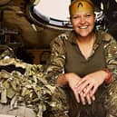 Martha during happier times in Afghanistan.