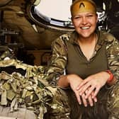Martha during happier times in Afghanistan.