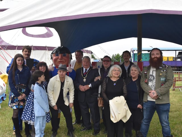 Guests at the Gala Night opening of the Wonder Circus.