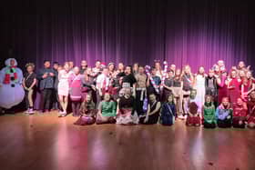 A selection of students from Skegness Academy that attended the Year 7 Christmas ball