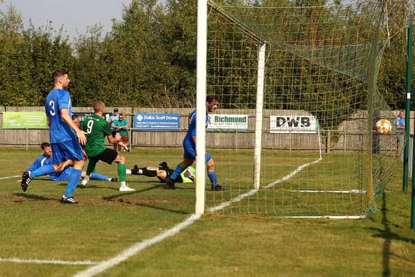 Sleaford score during Saturday's defeat. Photo: Steve W Davies Photography.