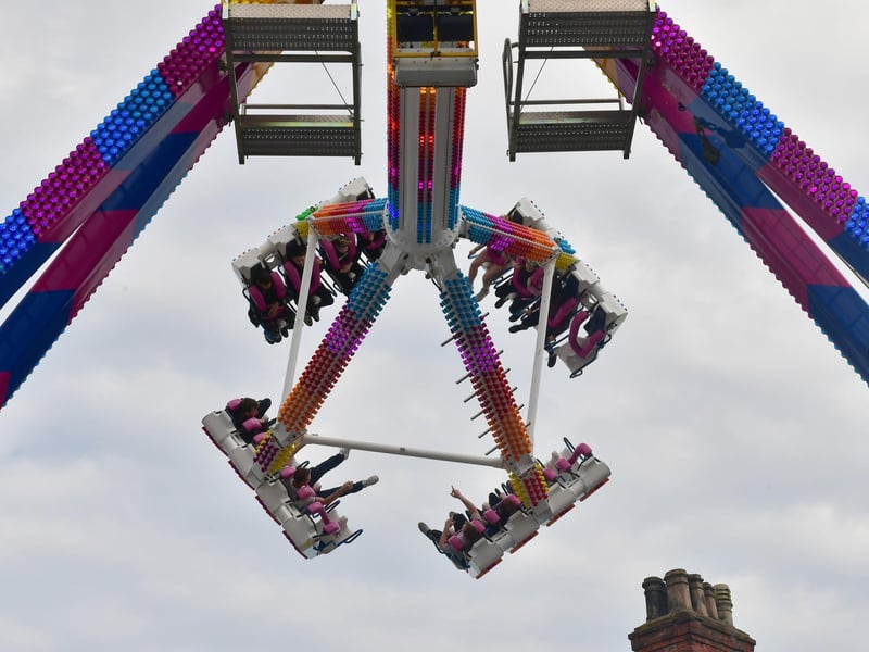 High above the chimney tops is where you'll find these thrill-chasers.