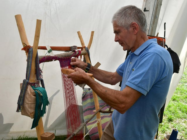 Mark Elkington of Heckington, Warp Weighted Loom