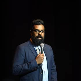 Romesh Ranganathan live in 2019. Picture: Mike Wade.