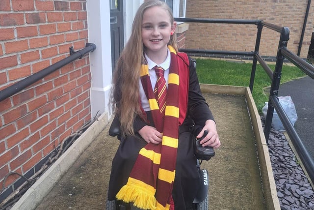 Isobel Johnson, 10, of Greylees, took part in World Book Day as Hermione Granger.