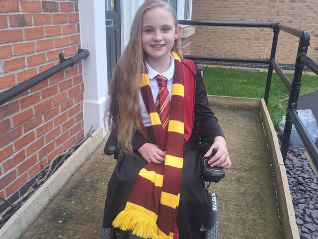 Isobel Johnson, 10, of Greylees, took part in World Book Day as Hermione Granger.
