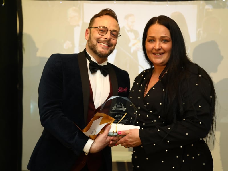 Lisa Gosney won the Activities Co-ordinator Award.