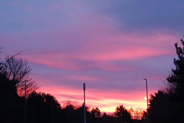 ​A multi-coloured skyscape is captured over Gateford in the latest photo from regular contributor Diana Wood.
