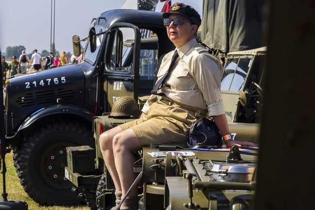 Among the exhibitors were several historical groups. Photo: AS1 Joshua Whiting
