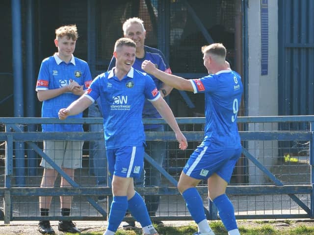 Lewis Butroid - equaliser earned point at icy Basford on Saturday.