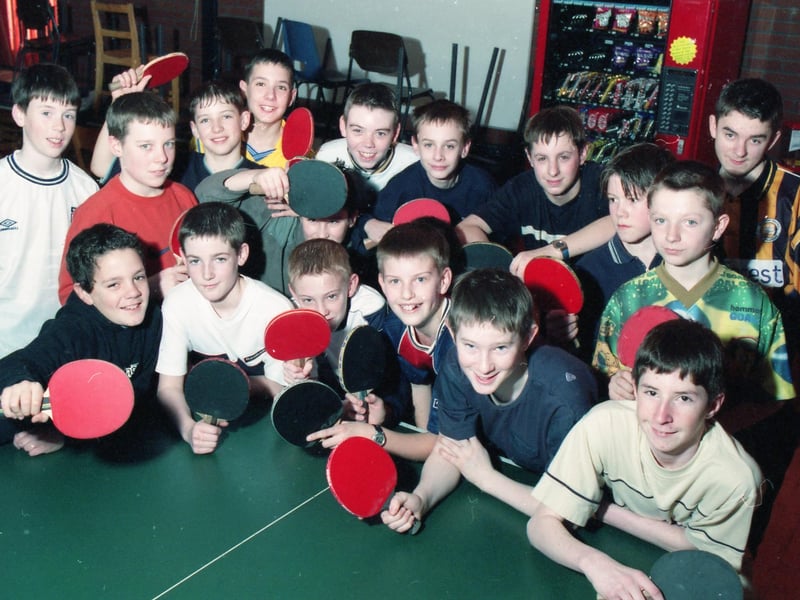 Table tennis fundraisers.