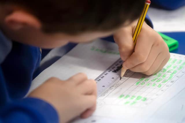 A child during a Year 5 class at a primary school in Yorkshire. PA Photo. Picture date: Wednesday November 27, 2019. Photo credit should read: Danny Lawson/PA Wire