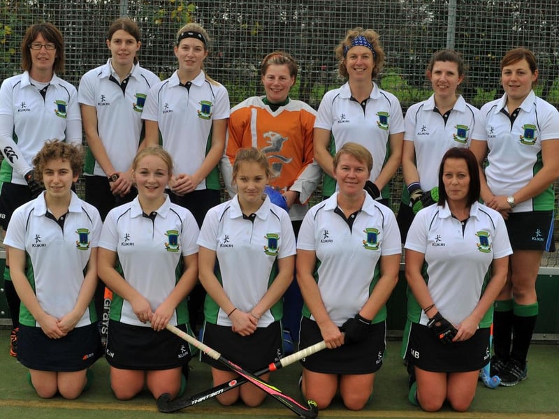 Members of the Louth Hockey Club ladies 1st team ahead of a match against York University 2nds. The contest would finish 8-2 to Louth.