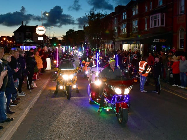The riders were raising funds for LIVES First Responders.