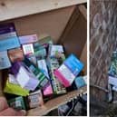 Counterfeit goods seized from Djema, Westlode Street, Spalding.
